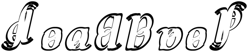 Ambigram for deadbeef in Linlibertine rbi g